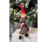 Marco Paul 33cm Christmas Remi Rat Plush Marco Paul Multicolor