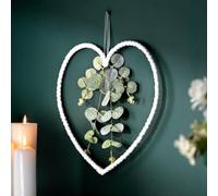 Marco Paul Novelty Door Wreath - 35cm Heart Shaped Wreath Decorations Door Hanging Wreath For Home, Wedding Party Decor Hanging Wall Decoration for The Home Birthday Accessories