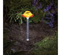 Marco Paul 35cm Yellow Resin Mushroom Solar Powered Stake Light Marco Paul Yellow