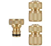 Marco Paul 3pc Brass Hose Fitting Set in Gold Marco Paul Gold