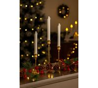 Marco Paul 3pc Dinner Candle Holder Set - Gold | Size: 500g Marco Paul Gold 500g