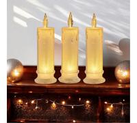 Marco Paul 3Pc Led Light Up Candle Decoration Set