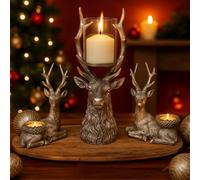 Marco Paul 3Pc Stag Candle Holder Set