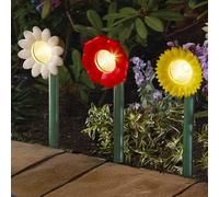 Marco Paul 3pck Solar Power Flower Stake Lights | Size: 30 cm Marco Paul Multicolor 30 cm