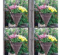 Marco Paul 4 Pack 12" Rattan Cone Basket