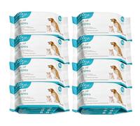 Marco Paul 400 Pack Of Pet Wipes - Soft And Thick Fragrance Free Antibacterial Dog Wipes - Paw, Coat, Body And Ear Wipes For Dogs - Supplied In Resealable - Packet Dog Grooming Puppy Essentials