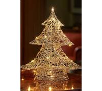 Marco Paul 40cm Gold Wire Christmas Tree - Light-Up Decoration | Size: 200g Marco Paul Gold 200g