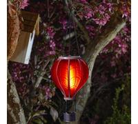 Marco Paul 44cm Red Resin Hot air Balloon Solar Hanging Light Marco Paul Red