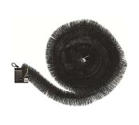 Gutter Brush Guard System Gutter Guard Brush 4m Black Leaf Guard Gutter Protection Stops Blocked Drains Leaf Guard Protection Lead Leaf Filter Guttering Drain Black