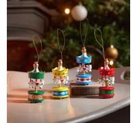 Marco Paul 4Pc Christmas Carousel Hanging Tree Decoration Set