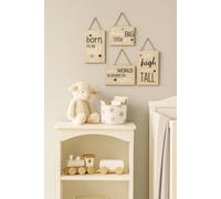 Marco Paul 4Pc Hanging Baby Nursery Signs
