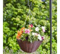 Marco Paul 4Pc Hanging Flower Basket Brown