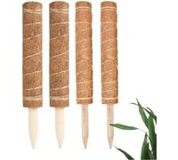 Marco Paul 4PC Moss Pole 16cm Coir plant supports in Natural Marco Paul Natural