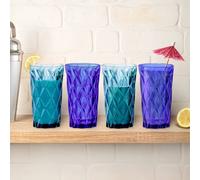 Marco Paul 4pc Plastic Drinking Tumblers in Blue | Size: 1 Pack Marco Paul Blue 1 Pack