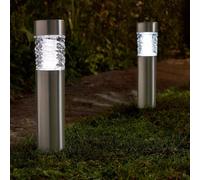 Marco Paul 4Pc Silver Garden Stake Lights