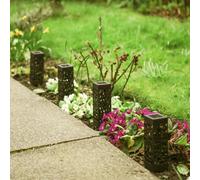 Marco Paul 4Pc Solar Led Garden Lights Black Silhouette