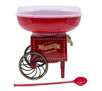 Marco Paul 500w Candy Floss Machine For Kids & Adults - Cotton Candy Machine Ideal For Parties & Gifts - Unique Design Candy Floss Makers Kitchen Appliances - Retro Cart Style Candyfloss Machine Maker