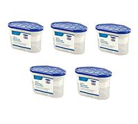 Marco Paul 5pc 500ml Dehumidifiers - Disposable Damp Absorber - Household Condensation Removers - Mini Dehumidifiers For Mold and Damp - For Home, Car, Caravan, Office (500ml x5)