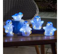 Marco Paul 5Pc Christmas Led String Lights - Penguins