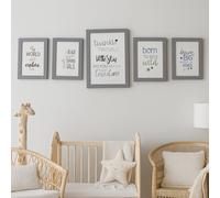 Marco Paul 5Pc Framed Baby Print Set