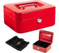 Marco Paul 6' Metal Cash Box - Red