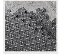 Marco Paul 6 x Black Foam Floor Mat Tiles Anti Fatigue Exercise Flooring Matting Covering Gym Mat Rubber Home Office Garage Floor Multi Coverage Hardwearing Durable Strong Flexible Indoor Flooring