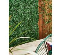 Marco Paul 60 x 40cm Artificial Leaf Screening Panel - Boxwood in Green | Size: 60 x 40 cm Marco Paul Green 60 x 40 cm