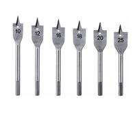 Marco Paul 6Pc Flat Wood Bit Set
