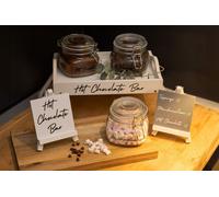 Marco Paul 6pc Glass Hot Chocolate Station in White Marco Paul White