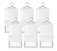 Marco Paul 6pc Set Of Hanging Dehumidifiers For Wardrobes - Wardrobe Dehumidifier Hanging Bags - Disposable Dehumidifiers For Home - Odour Eliminator & Moisture Absorber Household Essentials