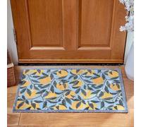 Marco Paul 75cm Polyester Heavy Duty Lemon Mat in Blue | Size: 45 cm x 75 cm Marco Paul Blue 45 cm x 75 cm