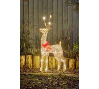 Marco Paul 90cm Pre-Lit Gold Reindeer Christmas Decoration Marco Paul Gold