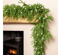 Marco Paul 9Ft Artificial Led Natural Pine Garland