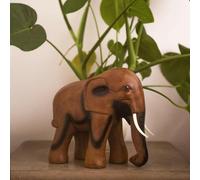 Marco Paul African Elephant Wooden Ornament