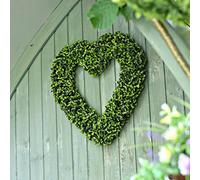 Marco Paul Artificial Heart Shape Topiary Wreath