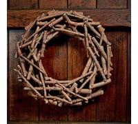 Marco Paul Artificial Luxury Christmas Wreath Hanging Door Decoration I in Brown Marco Paul Brown