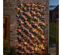 Marco Paul Artificial Pink Blossom Trellis Solar Powered 180cm Marco Paul Pink