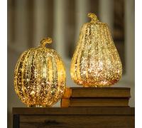 Marco Paul Autumn Pumpkin & Squash Led Ornament Set
