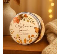Marco Paul Autumn Scented Candle - Long Burn Autumn Spiced Candle Tin Autumn Decorations Candles Ideal for Seasonal Décor, Fall Decorations and Halloween Room Decor