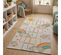 Marco Paul Baby Rainbow Hopscotch Rug | Size: 70 cm x 140 cm Marco Paul Multicolor 70 cm x 140 cm