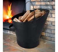 Marco Paul Black Coal Bucket Waterloo Style With Double Handles Powder Coated Cast Iron