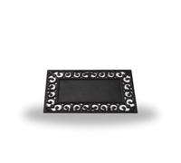 Marco Paul Black Rubber Nonslip Doormat 75x45cm | Size: 45 cm x 75 cm Marco Paul Black 45 cm x 75 cm