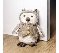 Marco Paul Brown Owl Door Stop Animal - Unique Design Door Stoppers 1kg Polyester - Animal Door Stops Indoors Decorative Accessories Novelty Doorstop Weighted for Bedroom Livingroom Hall