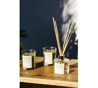 Marco Paul Cedar Wood Scented Candle & Reed Diffuser Gift Set - 50ml Reed Diffuser with 2 Long Burning Candles, Luxury Home Fragrance Set for Bedroom, Living Room & Bathroo