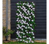 Marco Paul Cherry Blossom Screening Panel Fence Privacy Screen for Garden Artificial in Green Marco Paul Green