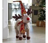 Marco Paul Christmas 41cm Sequinned Glam Reindeer Decoration Marco Paul Multicolor