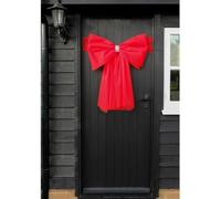 Marco Paul Christmas Decorations Large Red Christmas Bow for Front Door Red Christmas Decorations Ribbon For Door Xmas Decorations Red Bow Large Door Bow Christmas Door Decorations