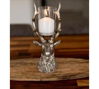 Marco Paul Christmas Decorations Stag Candle Holder Christmas Table Decoration Pillar Candle Holders Table Decorations Centrepiece Reindeer