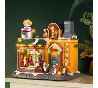 Marco Paul Christmas Led Carousel Decoration With Built In Diffuser - Mrs Claus Bakery