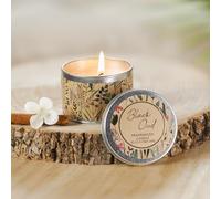 Marco Paul Chrsitmas Scented Candle Tin Premium Soy Wax Long Lasting Aroma LuxuryBlack Oud Xmas Scent Candle Spiced Festive Fragrance for Home Luxury Scented Gift for Her